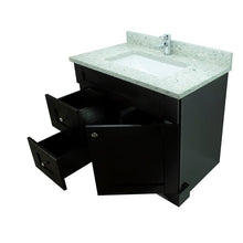Load image into Gallery viewer, 36" Espresso Damian Vanity with Topaz Quartz