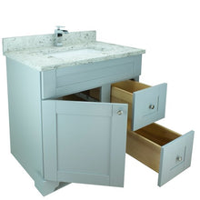 Load image into Gallery viewer, 36" Grey Damian Vanity with Milky Way Quartz