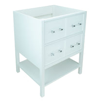 Load image into Gallery viewer, 24&quot; White Gemma Vanity Base Only