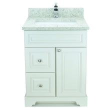 Load image into Gallery viewer, 24" Antique White Damian Vanity with Topaz Quartz