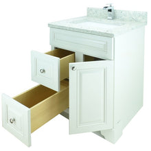 Load image into Gallery viewer, 24" Antique White Damian Vanity with Topaz Quartz