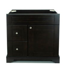 Load image into Gallery viewer, 36" Espresso Damian Vanity Base Only