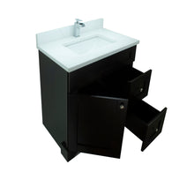 Load image into Gallery viewer, 24" Espresso Damian Vanity with Classique Calcutta Quartz