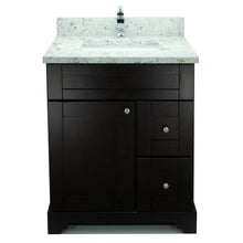 Load image into Gallery viewer, 24" Espresso Damian Vanity with Milk Way Quartz