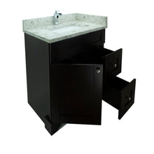 Load image into Gallery viewer, 24" Espresso Damian Vanity with Milk Way Quartz