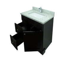 Load image into Gallery viewer, 24" Espresso Damian Vanity with Topaz Quartz