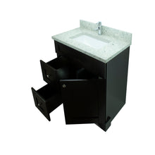 Load image into Gallery viewer, 24" Espresso Damian Vanity with Topaz Quartz