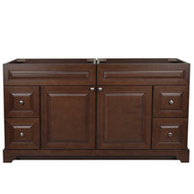 Load image into Gallery viewer, 60" Royalwood Damian Vanity with Milky Way Quartz