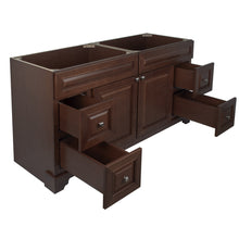 Load image into Gallery viewer, 72" Royalwood Damian Vanity with Carrera Quartz