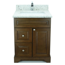 Load image into Gallery viewer, 24" Royalwood Damian Vanity with Milk Way Quartz