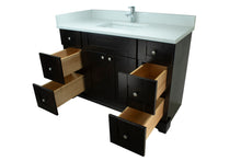 Load image into Gallery viewer, 48" Espresso Damian Vanity with Carrera Quartz