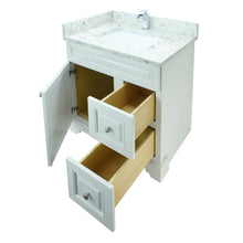 Load image into Gallery viewer, 24" Antique White Damian Vanity with Milk Way Quartz
