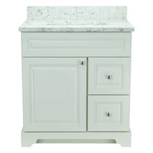 Load image into Gallery viewer, 24" Antique White Damian Vanity with Milk Way Quartz