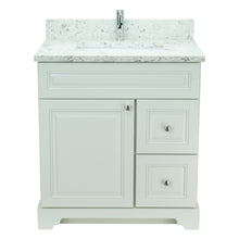 Load image into Gallery viewer, 24&quot; Antique White Damian Vanity with Milk Way Quartz