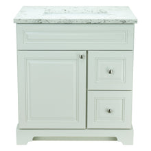 Load image into Gallery viewer, 24" Antique White Damian Vanity with Milk Way Quartz