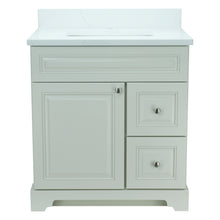 Load image into Gallery viewer, 24" Antique White Damian Vanity with Classique Calcutta Quartz