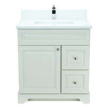 Load image into Gallery viewer, 24" Antique White Damian Vanity with Classique Calcutta Quartz