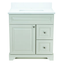 Load image into Gallery viewer, 24" Antique White Damian Vanity with Classique Calcutta Quartz