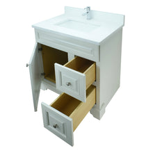 Load image into Gallery viewer, 24" Antique White Damian Vanity with Classique Calcutta Quartz