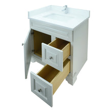 Load image into Gallery viewer, 24" Antique White Damian Vanity with Classique Calcutta Quartz