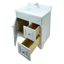 Load image into Gallery viewer, 24" Antique White Damian Vanity with Classique Calcutta Quartz