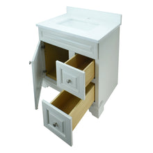 Load image into Gallery viewer, 24" Antique White Damian Vanity with Classique Calcutta Quartz