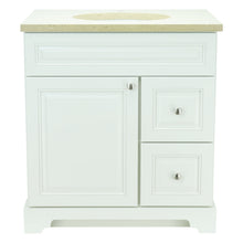 Load image into Gallery viewer, 36" Antique White Damian Vanity with Royal Brown Quartz