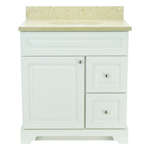 Load image into Gallery viewer, 36" Antique White Damian Vanity with Royal Brown Quartz