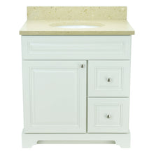 Load image into Gallery viewer, 36" Antique White Damian Vanity with Royal Brown Quartz