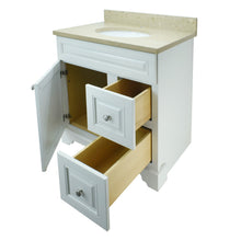 Load image into Gallery viewer, 36" Antique White Damian Vanity with Royal Brown Quartz