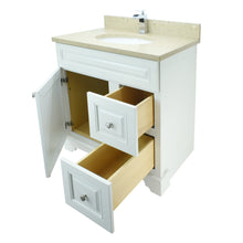 Load image into Gallery viewer, 36" Antique White Damian Vanity with Royal Brown Quartz