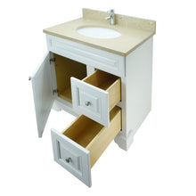 Load image into Gallery viewer, 36" Antique White Damian Vanity with Royal Brown Quartz