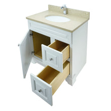 Load image into Gallery viewer, 36" Antique White Damian Vanity with Royal Brown Quartz