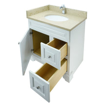 Load image into Gallery viewer, 36" Antique White Damian Vanity with Royal Brown Quartz