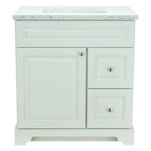 Load image into Gallery viewer, 36" Antique White Damian Vanity with Milky Way Quartz