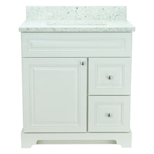 Load image into Gallery viewer, 36" Antique White Damian Vanity with Milky Way Quartz