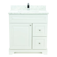 Load image into Gallery viewer, 24" Antique White Damian Vanity with Topaz Quartz