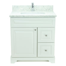 Load image into Gallery viewer, 24" Antique White Damian Vanity with Topaz Quartz