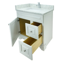 Load image into Gallery viewer, 36" Antique White Damian Vanity with Milky Way Quartz