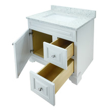 Load image into Gallery viewer, 24" Antique White Damian Vanity with Topaz Quartz