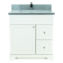 Load image into Gallery viewer, 24&quot; Antique White Damian Vanity with Crystal Grey Quartz