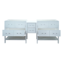 Load image into Gallery viewer, 74" White Gemma Vanity Base Only