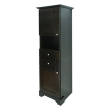 Load image into Gallery viewer, Espresso Damian Linen Cabinet