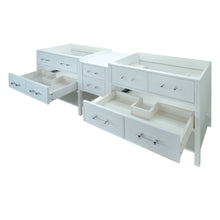 Load image into Gallery viewer, 62" White Gemma Vanity Base Only