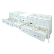 Load image into Gallery viewer, 86" White Gemma Vanity Base Only