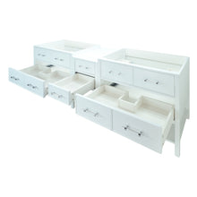 Load image into Gallery viewer, 62&quot; White Gemma Vanity Base Only