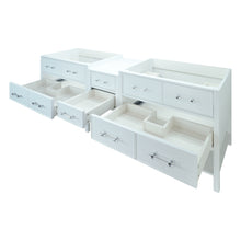 Load image into Gallery viewer, 62" White Gemma Vanity Base Only