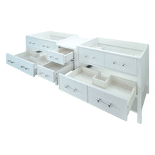 Load image into Gallery viewer, 86" White Gemma Vanity Base Only