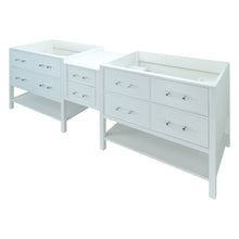 Load image into Gallery viewer, 86" White Gemma Vanity Base Only