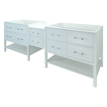 Load image into Gallery viewer, 86" White Gemma Vanity Base Only
